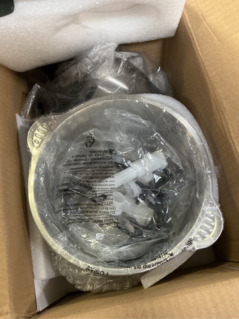 Condition photo showing New/Like New for ganiza food processors, electric food chopper with meat grinder & vegetable chopper - 2 bowls (8 cup+8 cup) with powerful 450w copper motor - includes 2 sets of bi-level blades (grey)