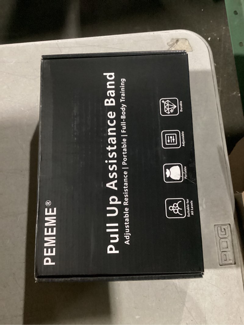 Condition photo showing Good Condition for Pull Up Assistance Bands with Foot Pedal, 300LBS Heavy Duty Adjustable Pull Up Assist Band for Pull Up Bar, Resistance Bands for Full Body Strength Training,Indoor & Outdoor Gym Workout