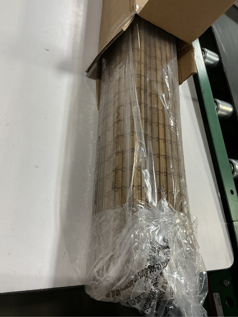 Condition photo showing Good Condition for (Similar )Bamboo Blinds,UV Protection Bamboo Roll Up Shades,Easy to Install Blinds for Interior Windows,Roman Curtains Shades for Indoor Windows Outdoor,Carbonized, 36x72 Inch