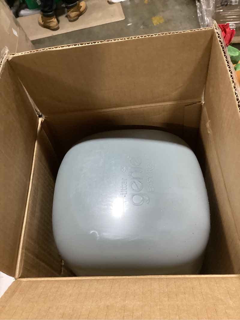 Condition photo showing As Is for Litter Genie Easy Roll Cat Litter Disposal Pail | Odour Control, Refill Bags & Scoop Grey