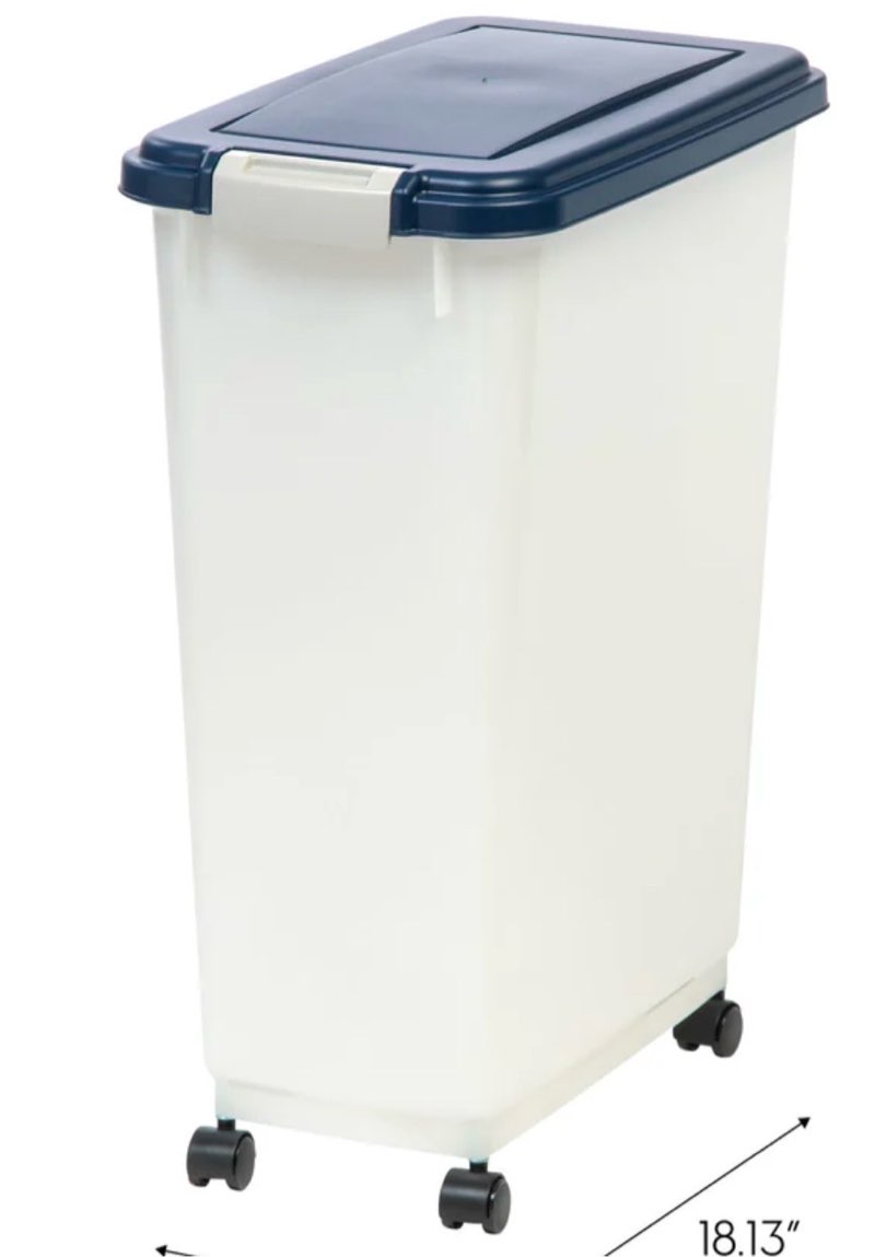 47 quart weatherpro® airtight pet food container, gary – iris usa images