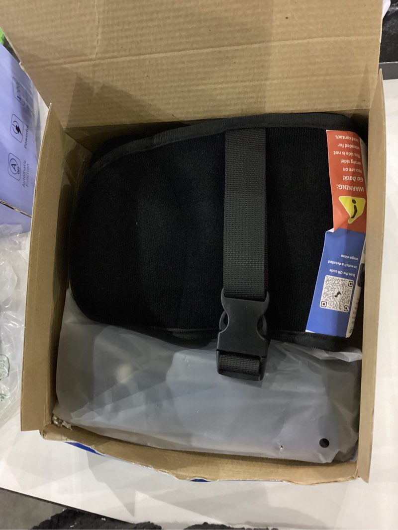 Condition photo showing As Is for Travel Pillow Airplane Foot Hammock Set, Airplane Pillows with 3D Eye Mask for Sleeping, 360° Support Plane Head Strap, Long Flights Essentials, Stop Bobblehead and Travel Foot Rest Leg Relief Travel pillow and Foot hammock