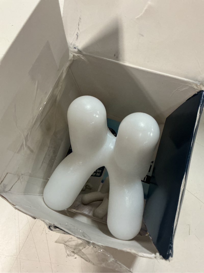 Condition photo showing As Is for dr. berg body, neck & back self-massage tool - comes with an instructions manual & access to how-to online videos