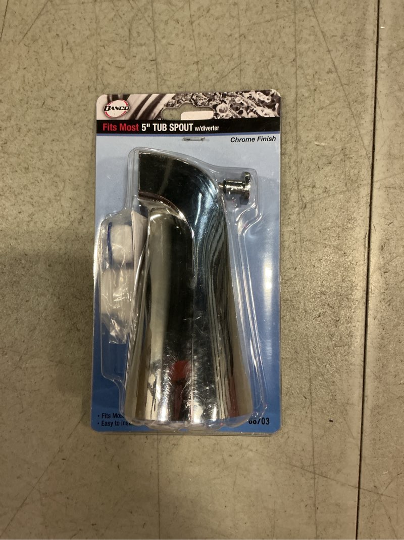 Condition photo showing New/Like New for danco diverter tub spout with slip fit and ips connection in chrome