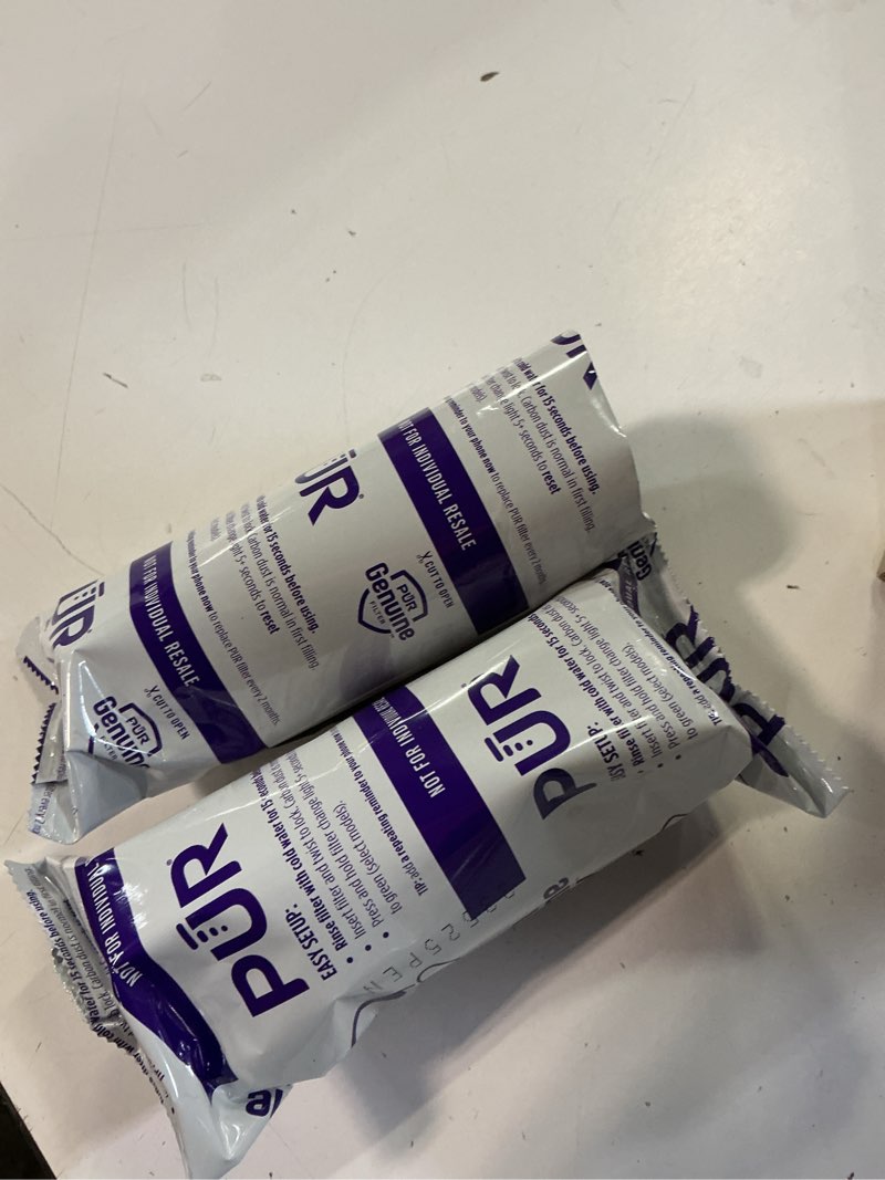 Condition photo showing New/Like New for pur water pitcher & dispenser replacement filter 4-pack, genuine pur water filter, 2-in-1 powerful and faster filtration, 8-month value, blue (ppf900z4) 4 pack filter