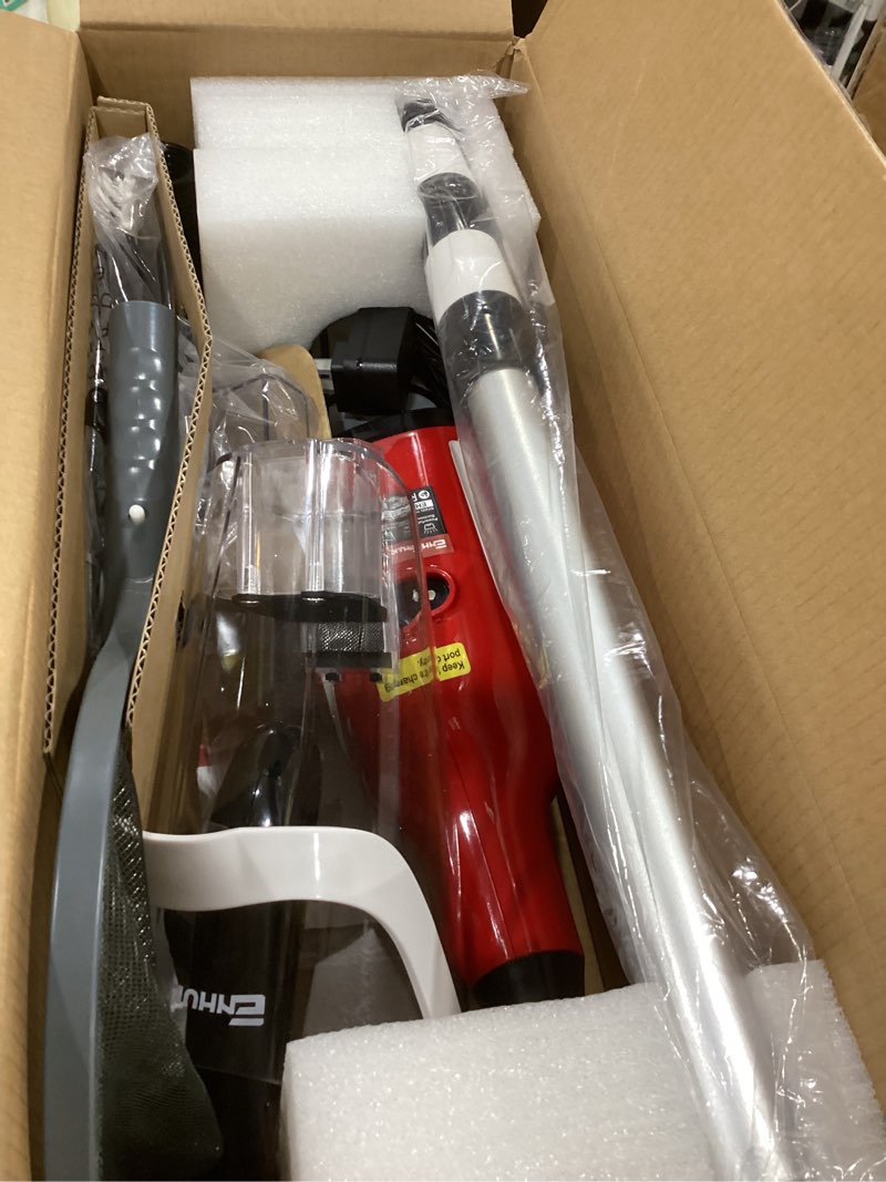 Condition photo showing Good Condition for pool vacuum for above ground pool, 2025 upgraded pool vacuum with a telescopic pole, 18.5 gal/min powerful suction, 80mins runtime, effortlessly cleans debris underwater (red)