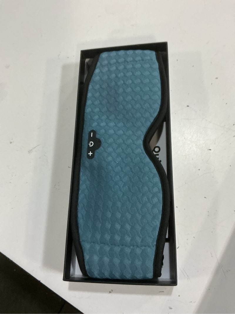 Condition photo showing Good Condition for 3d sleep mask with bluetooth headphones, sleeping headphones for side sleepers, zero eye pressure, adjustable sleep eye mask, ultra-thin stereo speakers perfect for sleeping-peacock blue