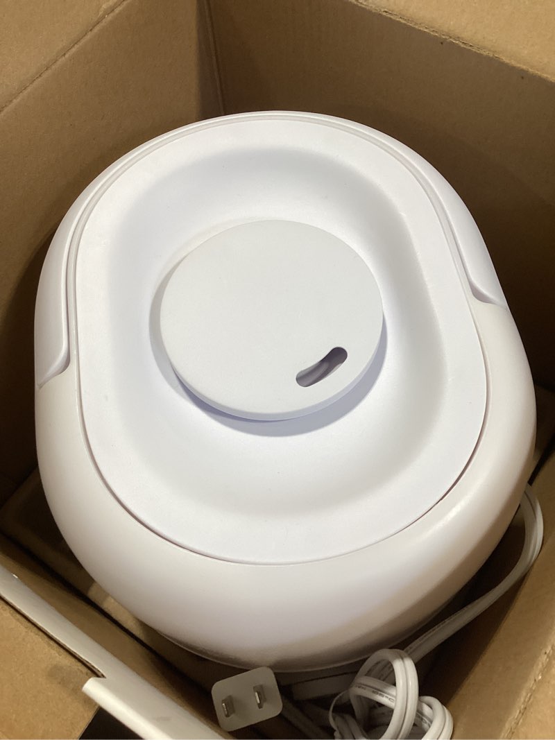 Condition photo showing Good Condition for frida baby 3-in-1 cool mist humidifier for large rooms, top fill humidifier for bedroom, allergy relief, 60 hour runtime + nightlight, auto shut-off, quiet, carry handle, essential oil diffuser