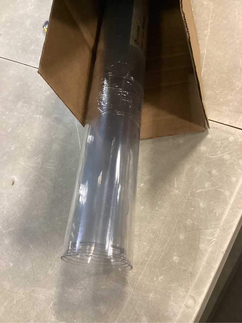 Condition photo showing Good Condition for LovePads 1.5mm Thick Clear Table Pads - 26 x 47 Inch PVC Dining Room Table Cover 26" x 47" Clear 1.5mm