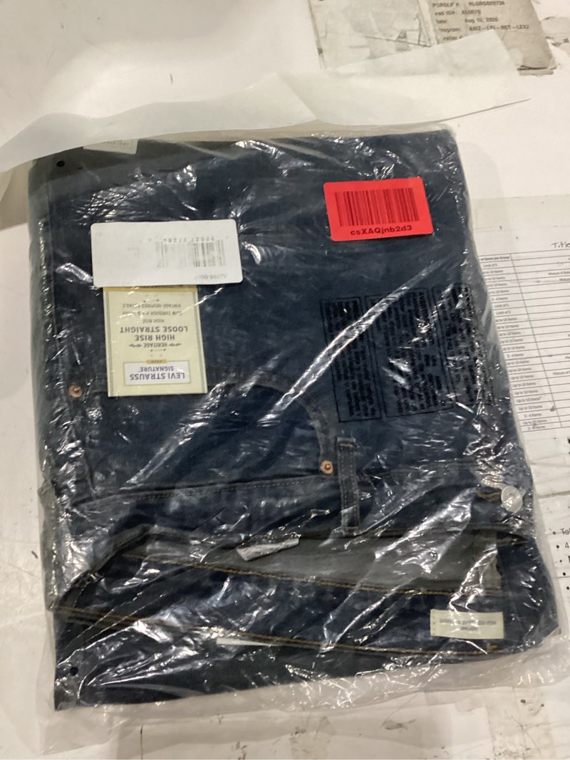 Condition photo showing New/Like New for levi strauss signature gold women's heritage high rise loose straight jeans | (also available in plus) plus size 28 plus high ridin