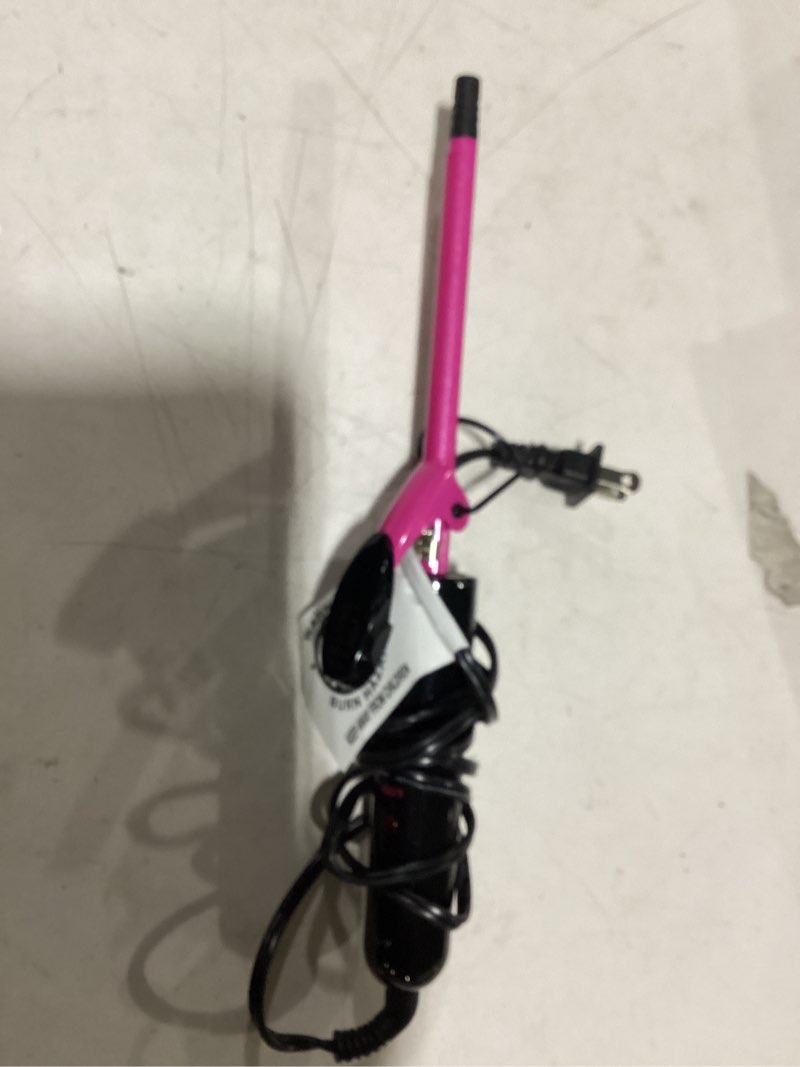 Condition photo showing Good Condition for DAN Technology Small Ceramic Curling Wand with Adjustable Temperature for Tight Curls on Short & Long Hair (3/8 Inch, 10MM) 3/8 Inch (10 mm) Pink