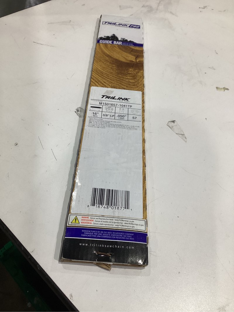 3/8 inch LP .050 Gauge 57 Drive Links 16 inch Chainsaw Mini Laminate Sprocket Nose Bar Compatible wi
