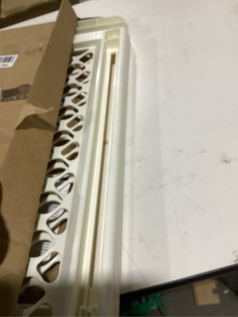 Condition photo showing Good Condition for toddleroo by north states - supergate ergo baby gate: plastic baby gate for stairs & doorways - adjustable indoor safety gate - made in usa - 26 to 42 inches wide - 26 inches tall - ivory