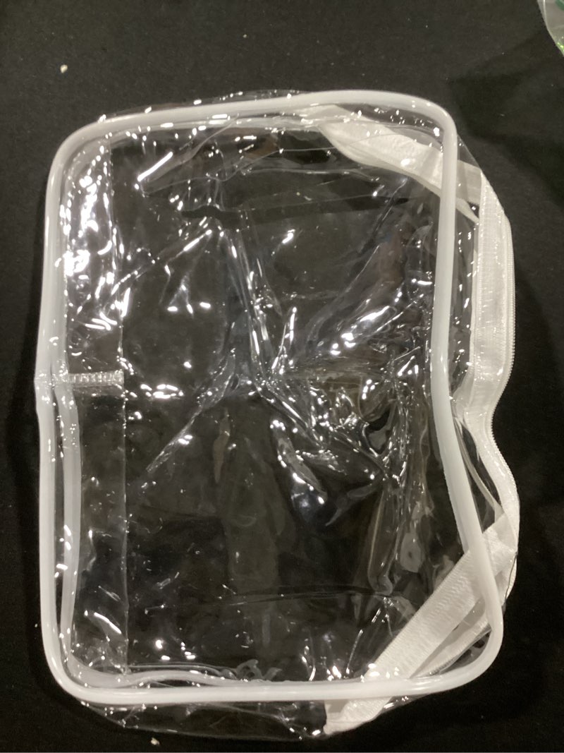 3 Pcs Toiletry Bag Makeup Bag, Portable Travel Bag Toiletry Bag with Zipper, PVC Clear Cosmetic Bags