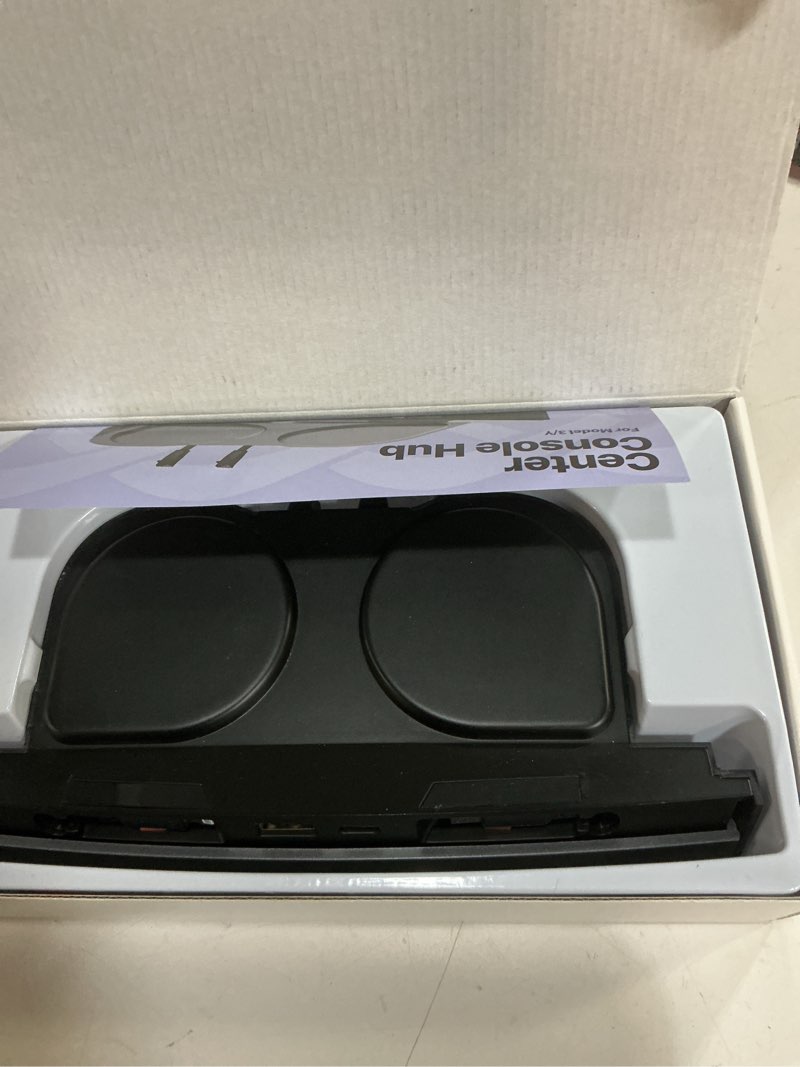 Condition photo showing Good Condition for usb hub for tesla model 3 model y waterproof - fast phone charger for model y/3 accessories 2024 2023 2022 2021 multi port retractable docking station, 100% fit center console(not fit model 3 2024) for model y (2021-2024) & model 3 (2021-2023)