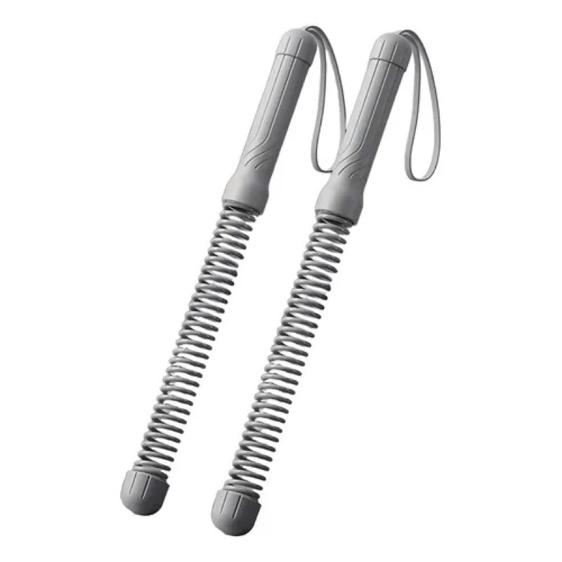 battle rope, ropeless, battle rope, home use, muscle training, fitness equipment, workout, home gym, muscle building exercise, cord training (gray)