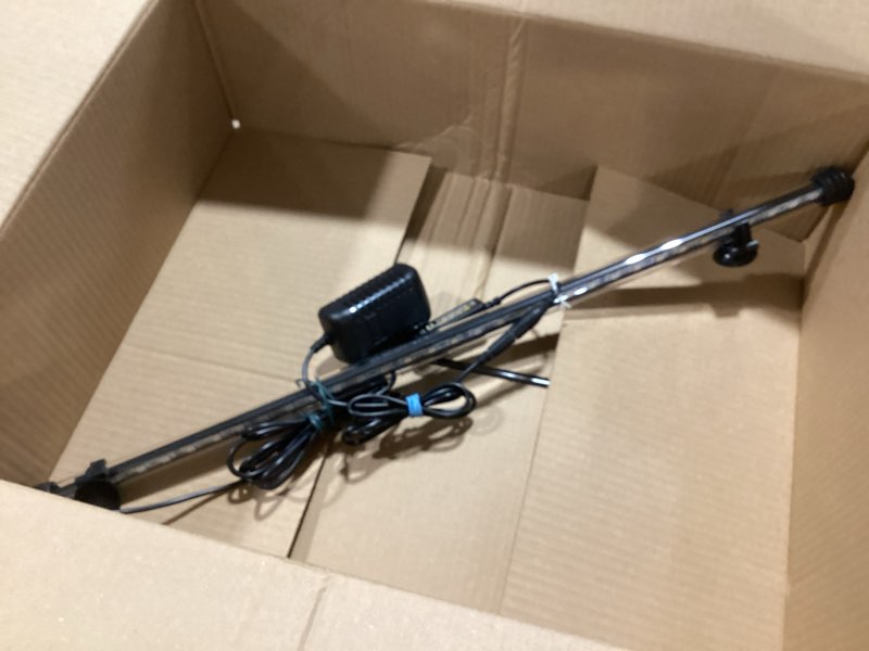 Condition photo showing Good Condition for led aquarium light, 23 inches fish tank light rgb color underwater light submersible crystal glass lights, 33 led beads, brightness adjustable memory function, led light bar stick for fish tank