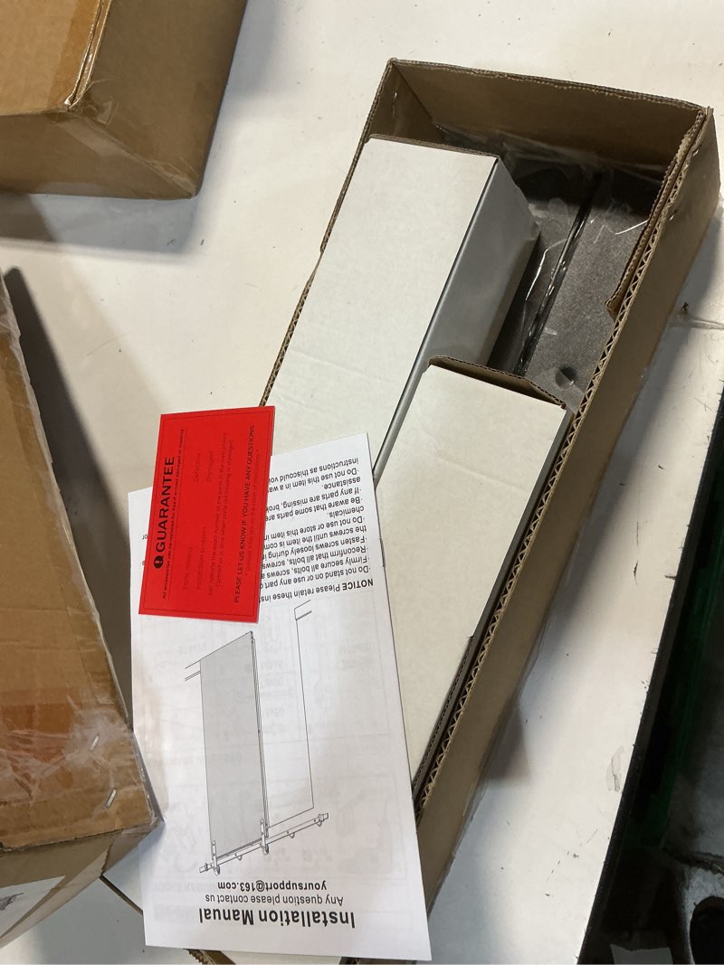 Condition photo showing New/Like New for easelife 8 ft sliding barn door hardware track kit,basic j pulley,slide smoothly quietly,easy install (8ft track kit for 40"~48" wide single door)