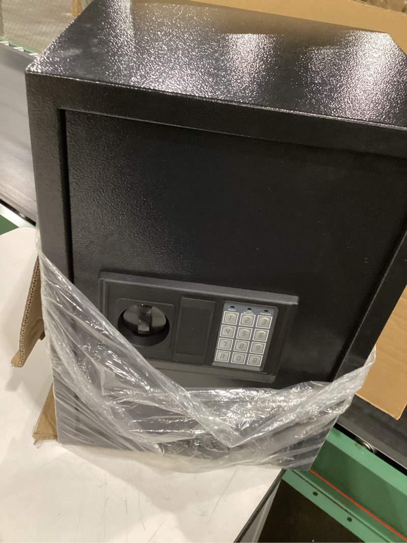Condition photo showing Good Condition for 19.69 Inches Tall Safe Box, 3.3 Cuft Home Safe with Fireproof Waterproof Bag, Anti-Theft Digital Security Lock Box with Smart Alert System, Removable Shelf, Mute Function, Document Safes for Jewelry 19.68"H x12.2"D x 13.78"W