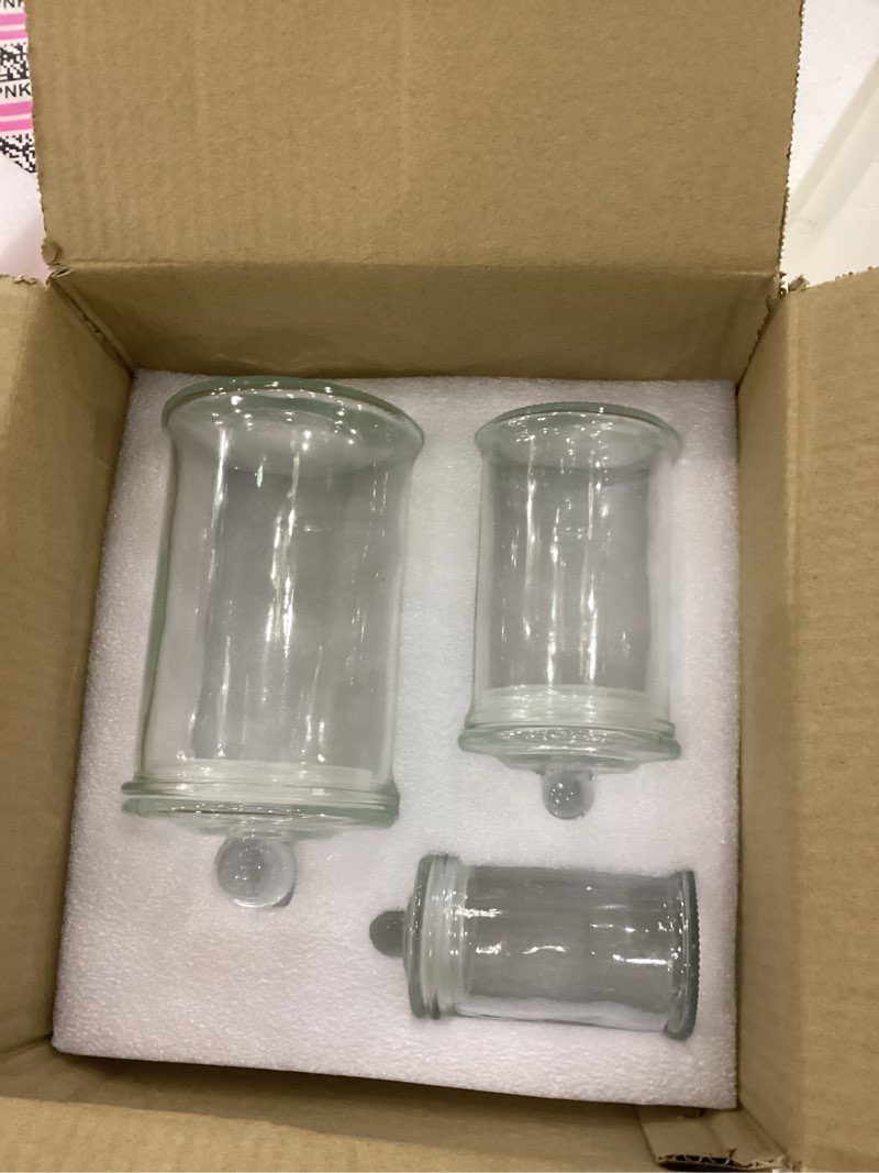 Glass cookie jars