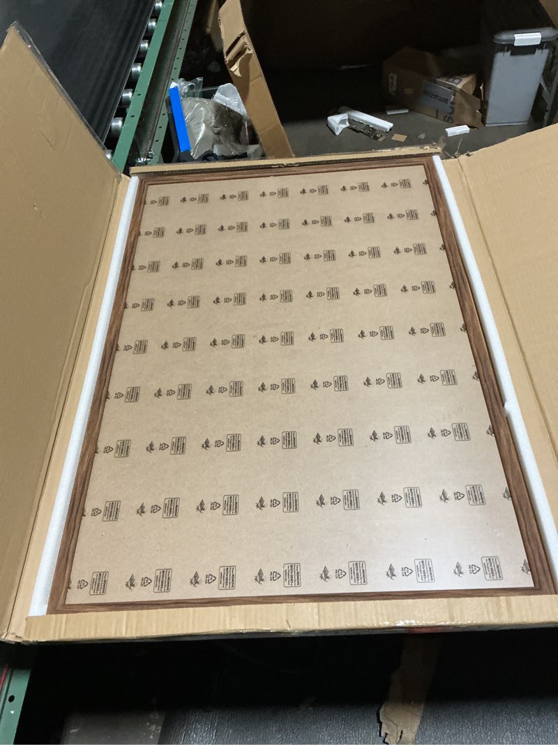 Condition photo showing Good Condition for Rustic Walnut 24x36 Frame - Single Frame, 24 x 36 Poster Frame for Artwork, Puzzles, Photos and Movie Posters Picture Frames, Perfect Christmas Frame 24" x 36"