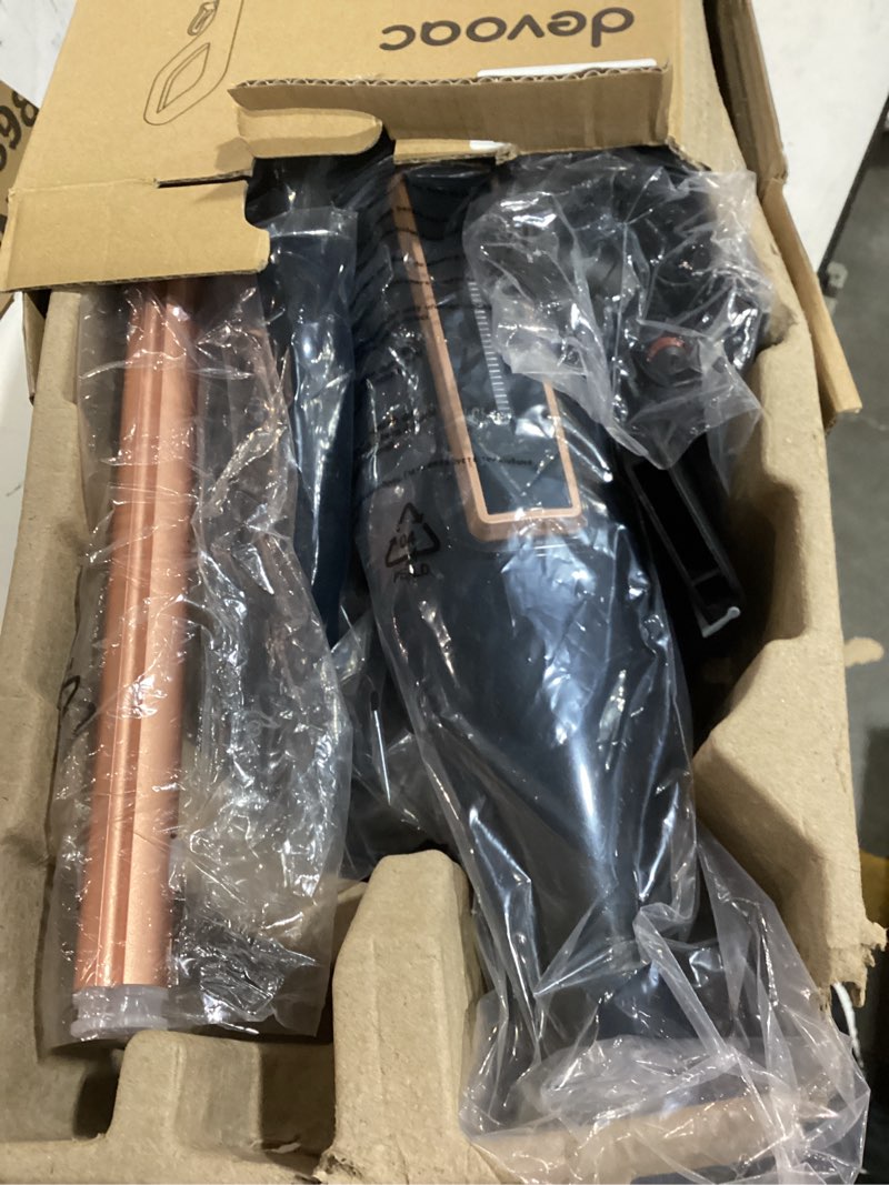 Condition photo showing As Is for devoac vm6 scrubbing steam mop with rotating mop pads, 10 in 1 steam mop, lightweight spin mop & 3 steam modes for hard floor laminate marble floors (ink)