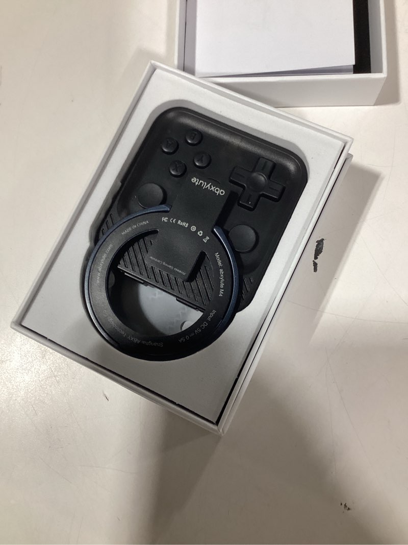 Condition photo showing Good Condition for abxylute M4 Snap-On Mobile Gaming Controller for Android & iPhone, Switch 1&2, Portable Bluetooth Mini Controller, Pocket-Sized Retro Emulator Gamepad w/Stand, Dual Joystick Turbo Pro Gaming, Magnetic (Black)