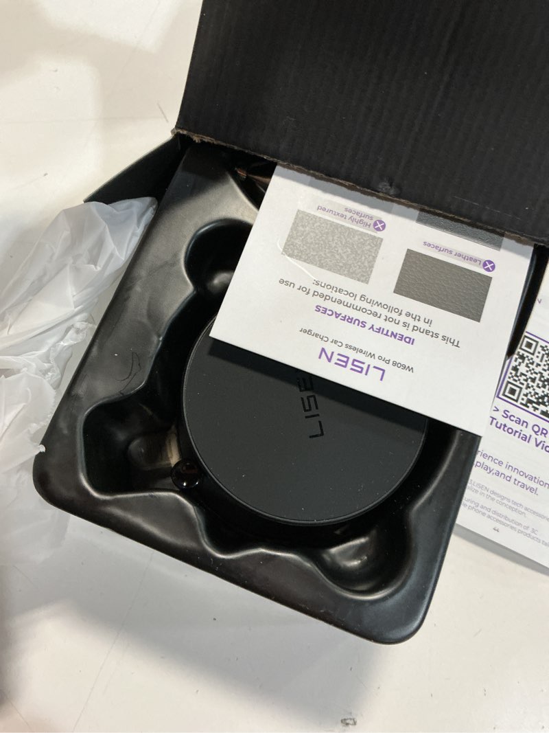 Condition photo showing Good Condition for lisen qi2.2 25w magsafe car mount charger, [bigger suction cup & faster charging speed] 360 vacuum suction cup phone mount, wireless car charger, 25w for iphone 17 16 samsung galaxy s26,15w for 15-12