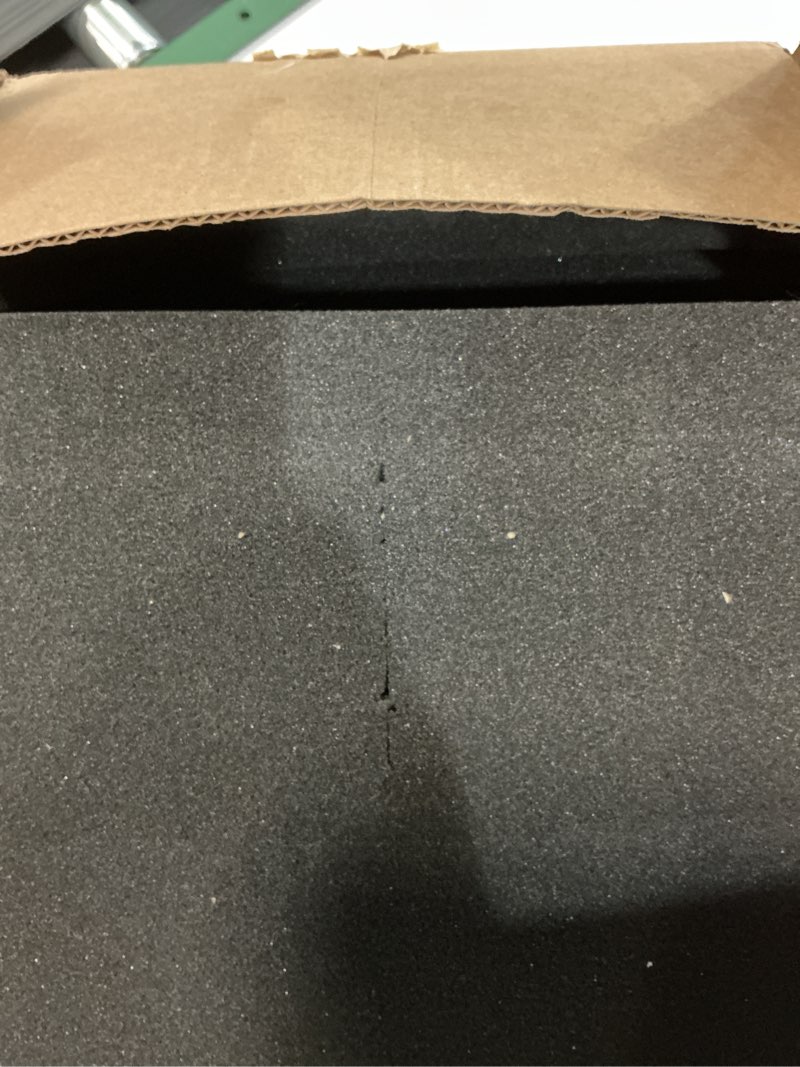 Condition photo showing As Is for JBER Acoustic Panels Studio Foam Wedges Fireproof Soundproof Padding Wall Panels 2" X 12" X 12" (24 Pack Wedge 2" - Charcoal) 2" of 24 PACK Black Non-Adhesive