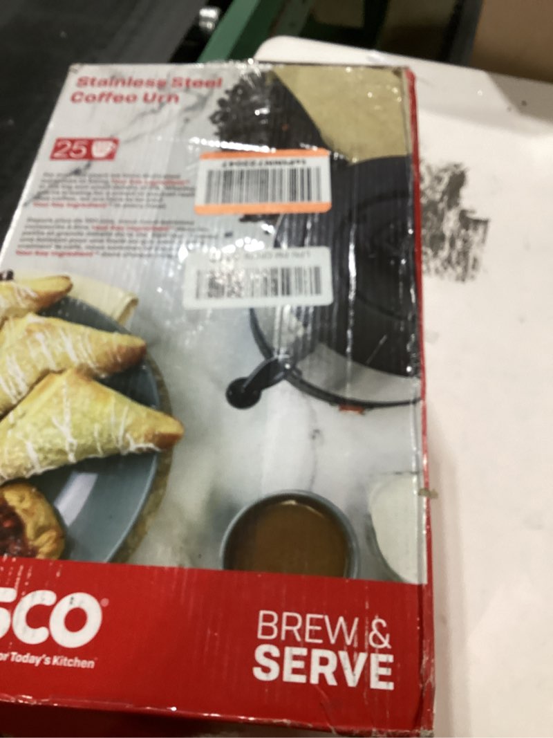 Nesco CU-25 Professional Coffee Urn, 25 Cups, Metallic