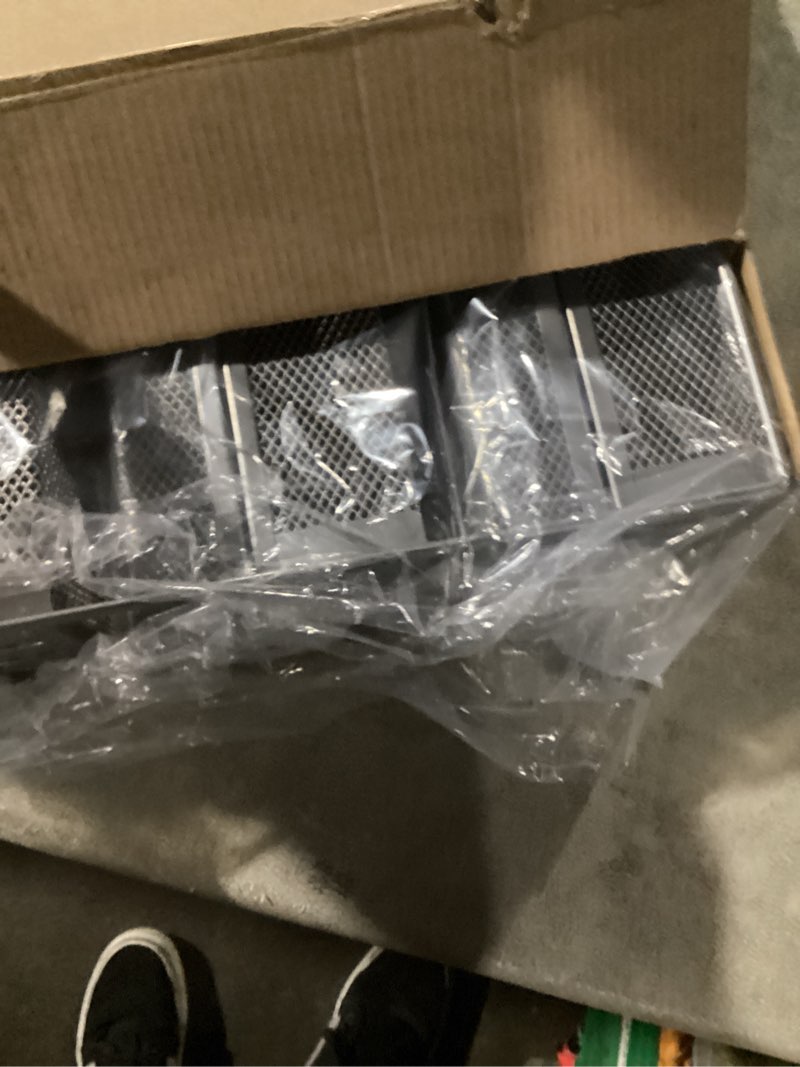 Condition photo showing Good Condition for Auledio 2 Pack Spice Rack Organizer, 3 Tier Counter-top Stand or Wall Mounted Storage Rack Hanging Shelf for Kitchen Cabinet, Cupboard, Pantry Door or Bathroom Shower Cosmetic - Chrome