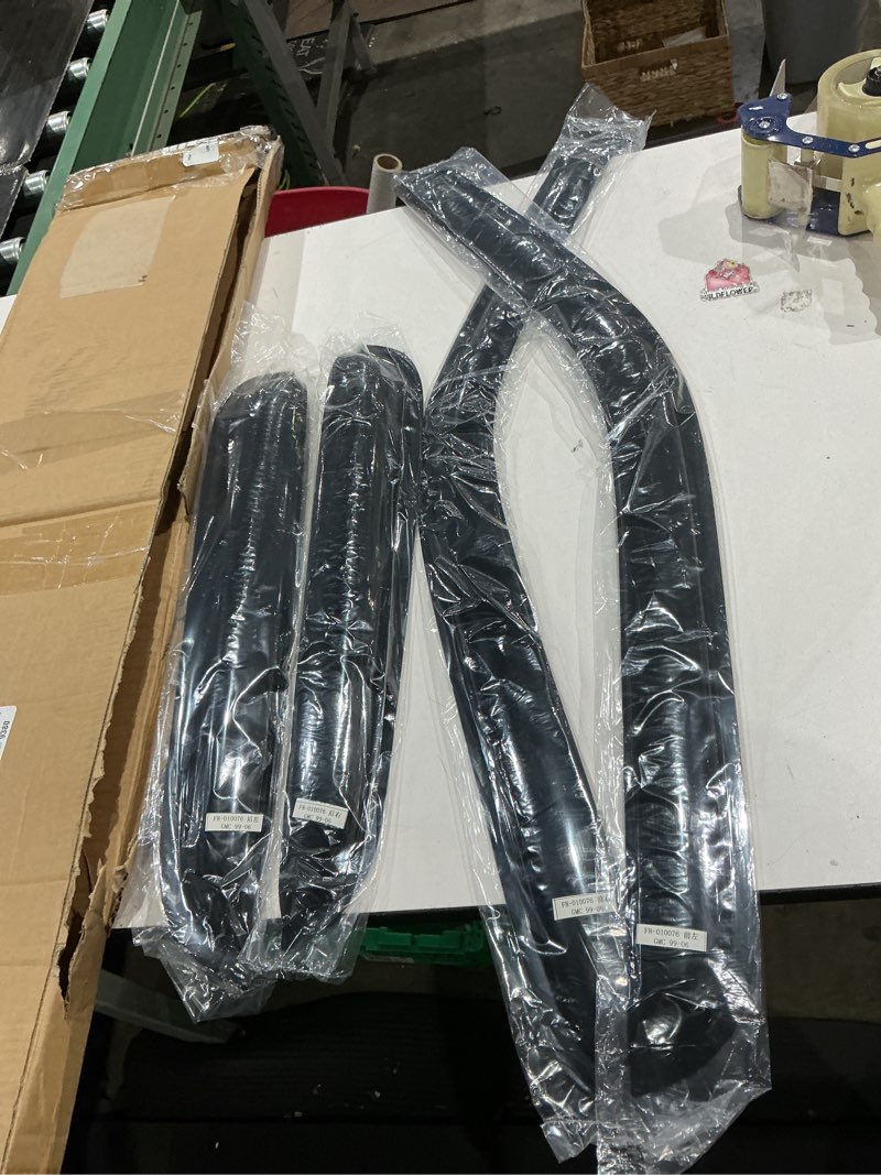 Condition photo showing Good Condition for window visors rain guards deflectors - 4-pack side window deflector vent shade for car windows tape-on outside mount acrylic sun rain guard replacement for silverado sierra extended cab 1999-2006