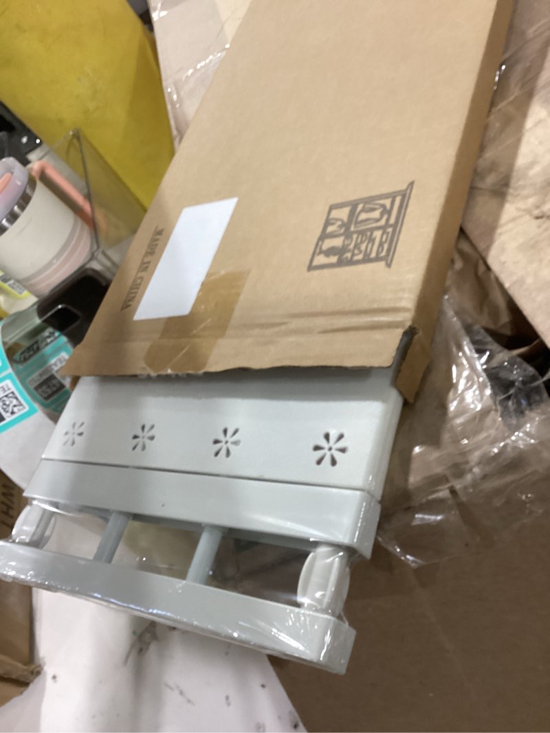 Condition photo showing Good Condition for gerrii 2 pcs closet tension shelf rod expandable shelf locker organizer adjustable metal storage rack scalable layered divider separator for cabinet wardrobe kitchen bathroom (28.74''-49.21'') 2 28.74''-49.21''