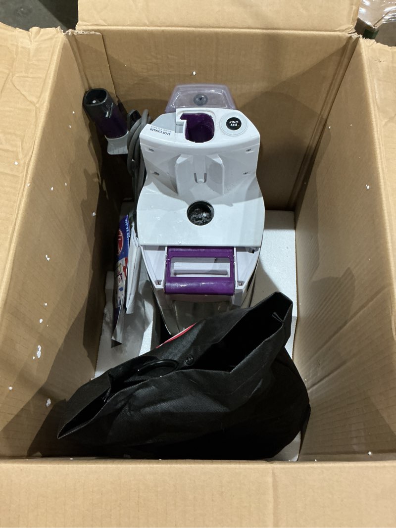 Condition photo showing As Is for hoover smartwash pet automatic carpet cleaner machine with spot chaser wand and storage mat, deep cleaning carpet shampooer machine, pair with a hoover carpet cleaner solution smartwash pet with mat