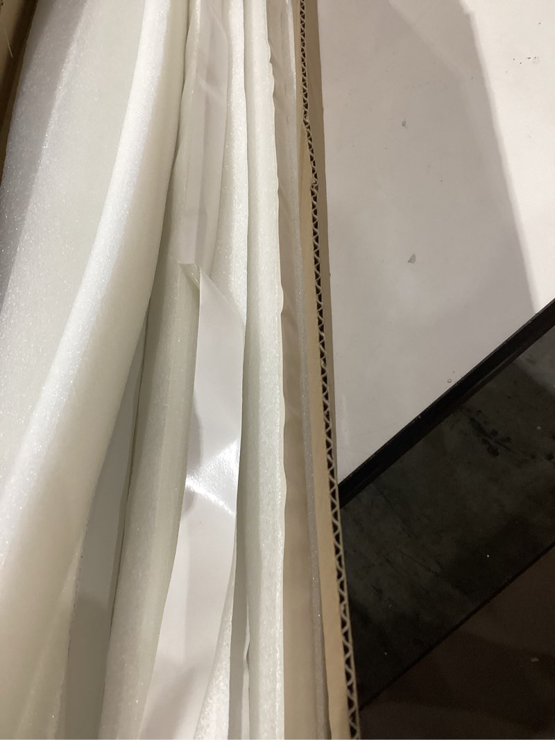 Condition photo showing As Is for 46.5" 20pcs peel and stick pool cove for 24' round above ground pool, closed cell foam peel and stick above ground pool cove with adhesive backing, protect pool liner, prevents excess wear 20pcs-118cm