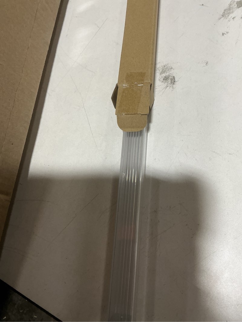 Condition photo showing Good Condition for IWIWE 24 Inch Clear Square Towel Bar Replacement Rod for Ceramic Holder - Spring Loaded Adjustable Plastic Towel Rod for Bathroom and Kitchen Porcelain Holders (Reliable Plastic)