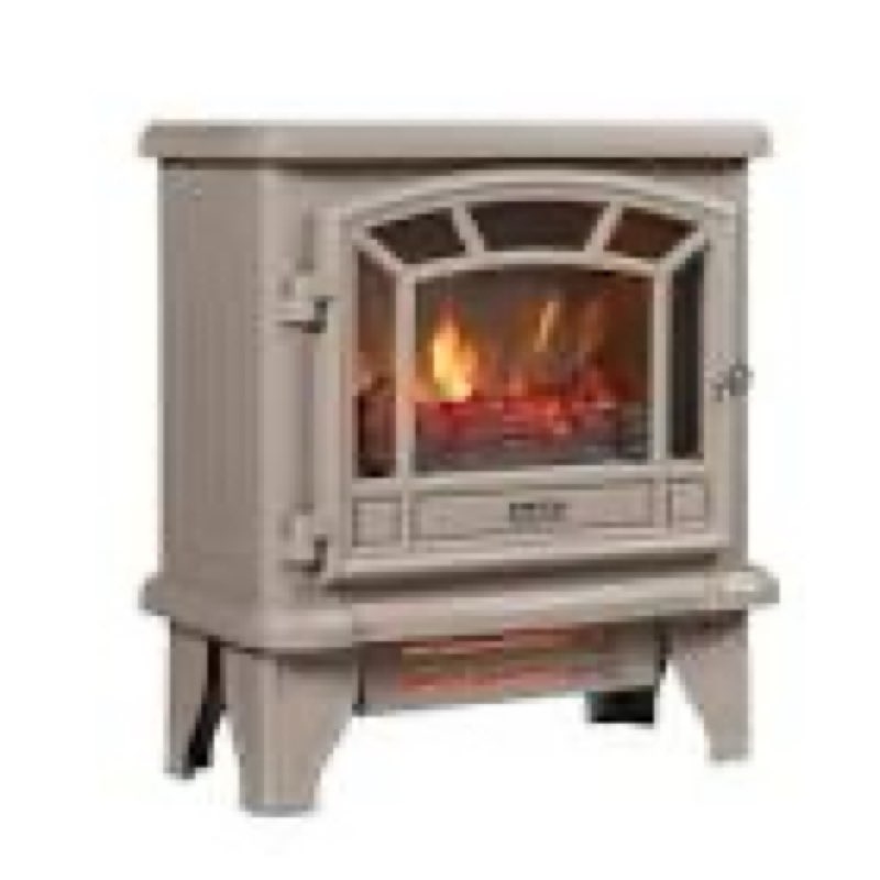 duraflame  INFRARED QUARTZ ELECTRIC STOVE HEATER cream 