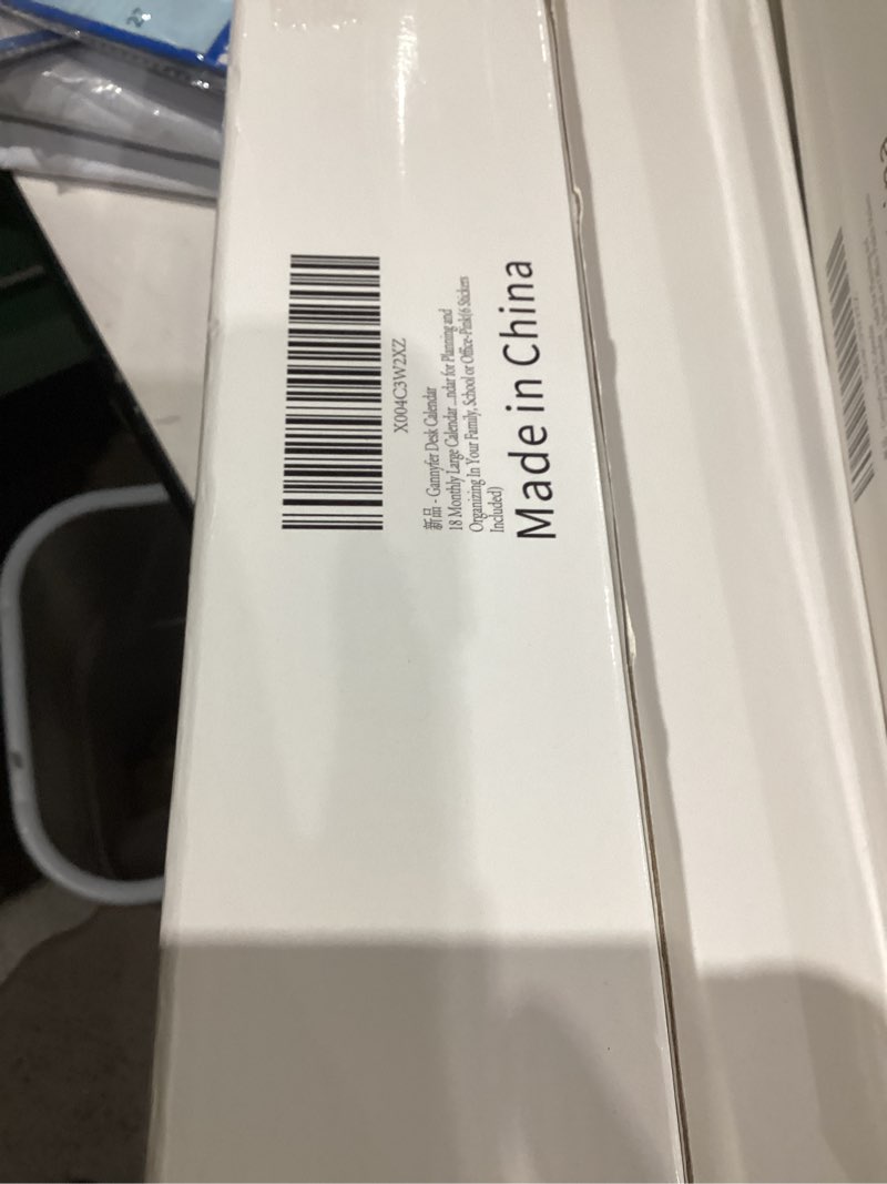 Condition photo showing Good Condition for Gannyfer Desk Calendar 2026, Large 2026 Desk Calendar 22" x 17", Now to December 2026, 18 Monthly Pink Desktop Calendar 2025-2026 for Planning and Organization at Home, Office or School(6 Stickers Included) Pink - 22" X 17" (Now - Dec.2026)