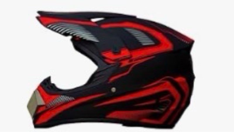 Motorcycle Helmet, Motocross ATV , Glasses, for Adults Small ORANGE