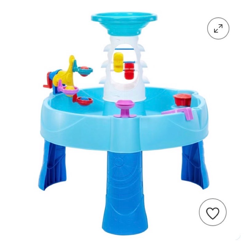 little tikes spiralin' seas waterpark play table, multicolor fine
