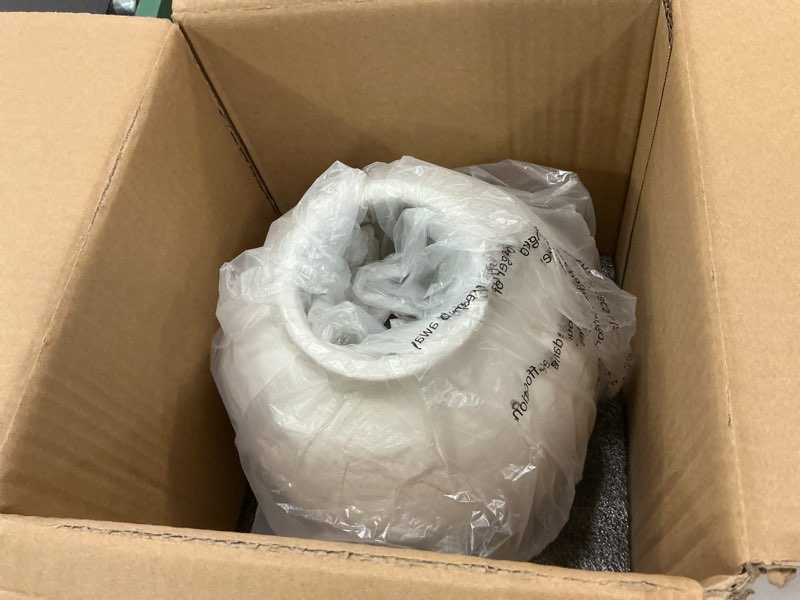 Condition photo showing Good Condition for Large White Ceramic Vase - 9.8 Inch Rustic Farmhouse Vase for Home Decor, Minimalist Tall Vases for Living Room, Table, Bathroom, Holiday & Weddings (Sandstone White) Sandstone White 9.8 inch