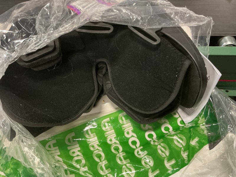Condition photo showing As Is for united ortho usa14115 short air cam walker fracture boot, medium, black black medium boot