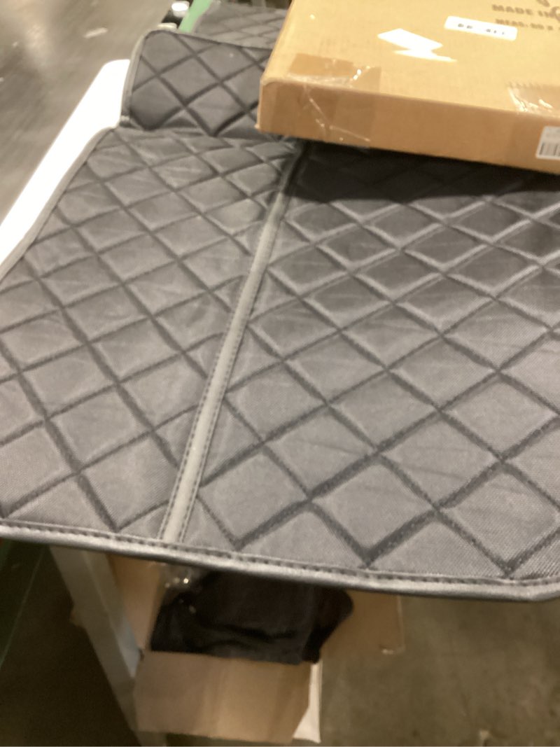 Condition photo showing Good Condition for topfit for tesla model y trunk mats cargo liner waterproof dog car seat covers protector all-weather trunk floor mat for tesla model y juniper accessories 2025-2026 new model y trunk mats