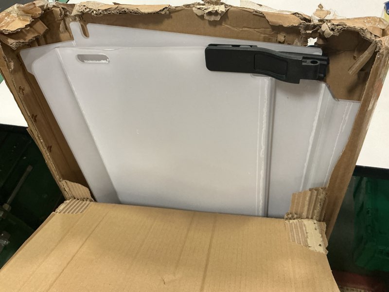 Condition photo showing As Is for EXOEMTS Golf Cart Windshield for EZGO TXT 1995-2013 Gas & Electric, 40.7"W X 28.3"H, 3/16" Thick PC,