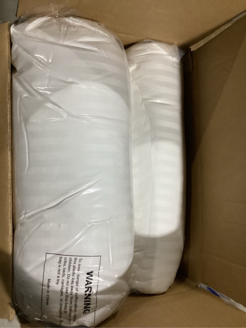 Condition photo showing Good Condition for Beckham Hotel Collection Bed Pillows Standard/Queen Size Set of 2 - Original Soft Down Alternative Pillow for Sleeping - Soft Support for Back, Stomach or Side Sleepers Queen / Standard White