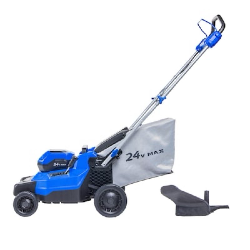 kobalt 24-volt, 16-in push battery walk mower with (battery and charger not included)