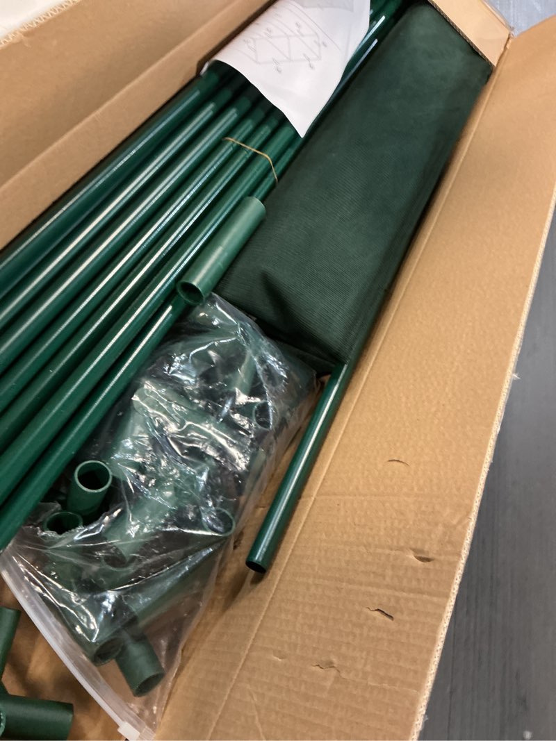 Condition photo showing Good Condition for premium steel-frame plant protection net/crop cage, a reusable garden net enclosure designed to shield plants from pests, animals, and harsh weather conditions. (87.1 * 43.3 * 71.1'', rectangular)