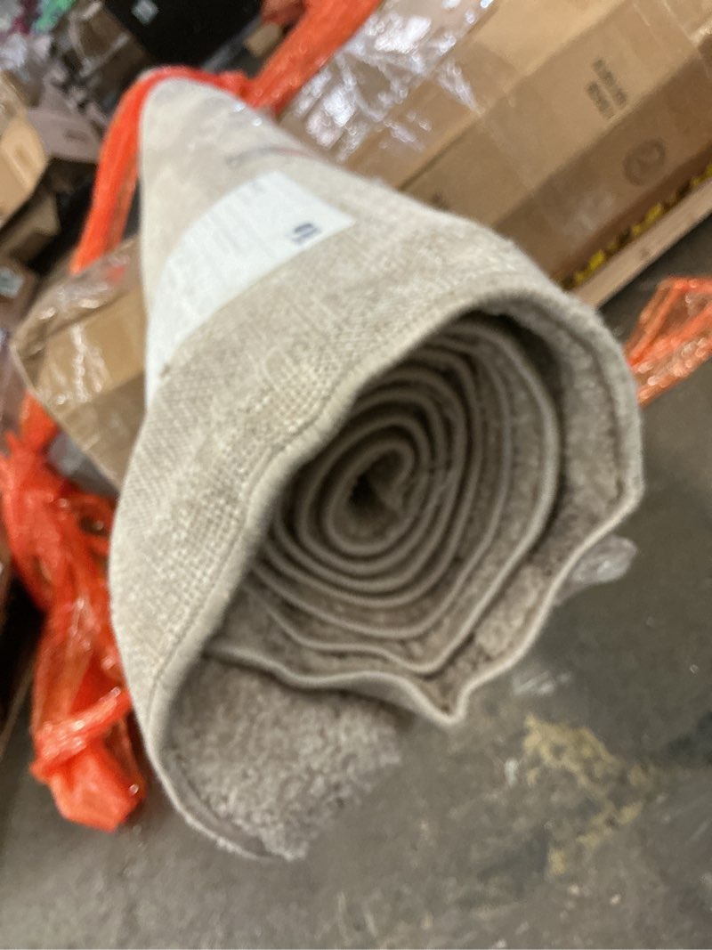 Condition photo showing As Is for Loloi Amber Lewis Monty Collection MOT-04 Taupe/Beige 7'-10" x 10' Area Rug