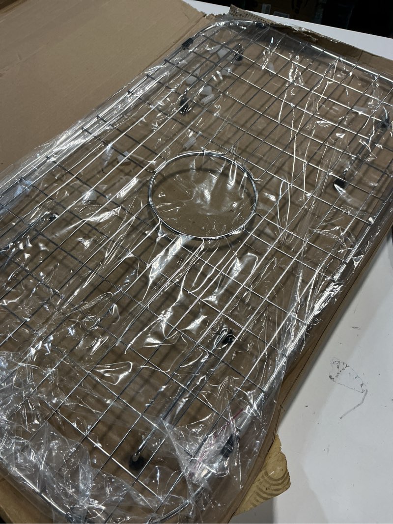 Condition photo showing Good Condition for Serene Valley Sink Bottom Grid 26" x 14", Rear Drain with Corner Radius 3-1/2", ND2614R