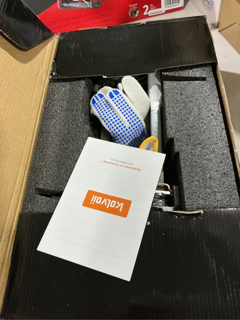 Condition photo showing Good Condition for kolvoii labor saving arm jack, 2 pack stainless steel construction jack, versatile and easy to use hand lifting tools improved quality lifting device